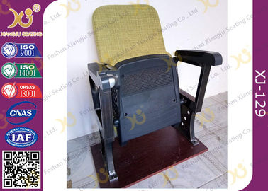 Κίνα Σταθερά καθίσματα κινηματογραφικών αιθουσών ποδιών πτυσσόμενα με το γράψιμο του πίνακα, πλαστικές έδρες εκκλησιών προμηθευτής