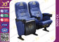 Μπλε ύφασμα που διπλώνει τη διάταξη θέσεων VIP κινηματογράφων, πλαστικά καθίσματα θεάτρων προμηθευτής