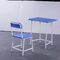 Fixed height HDPE Standard Middle School Metal Desk and Chair Set προμηθευτής