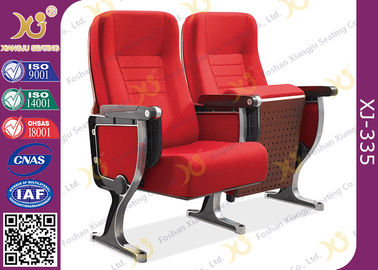 Κίνα Stackable έδρες αιθουσών συνεδριάσεων ποδιών αργιλίου με την ταμπλέτα/την άκρη ABS επάνω στο κάθισμα προμηθευτής
