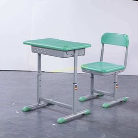 Κίνα Mint Green HDPE Iron Aluminum School Student Study Desk and Chair προμηθευτής