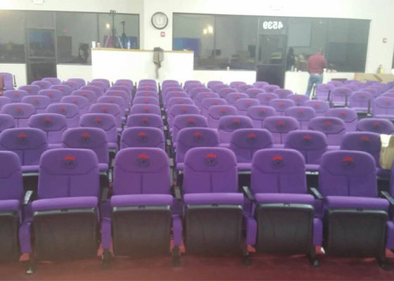 Κίνα Μπλε που διπλώνει τις μικρές πίσω έδρες εκκλησιών αιθουσών συνεδριάσεων καθισμάτων αιθουσών θεάτρων διάλεξης για την πώληση προμηθευτής