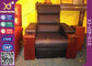 Σύγχρονος γνήσιος τελειωμένος δέρμα καναπές εγχώριων θεάτρων, ηλεκτρικός καναπές Recliner ελεύθερου χρόνου προμηθευτής