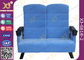 Διπλές έδρες διατάξεων θέσεων θεάτρων κινηματογράφων καθισμάτων διθέσιες με την πλαστική κάλυψη για το ζεύγος προμηθευτής