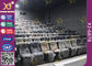 Διπλές έδρες θεάτρων κινηματογράφων χρώματος Leatherette ινών μικροϋπολογιστών πλαστικό μεγάλο Armrest προμηθευτής