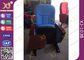 Μακροπρόθεσμη άνεση καμία σταθερή πάτωμα μπλε έδρα αιθουσών PP πίσω Conferece με MDF το μαξιλάρι προμηθευτής