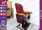 Ξύλινες Armrest εκλεκτής ποιότητας έδρες θεάτρων κινηματογράφων με το χρυσό κάτοχο λουλουδιών/φλυτζανιών προμηθευτής