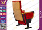 Κόκκινες έδρες διατάξεων θέσεων θεάτρων σταδίων κάλυψης υφάσματος με τον κάτοχο ποτών/τα διπλωμένα καθίσματα κινηματογράφων προμηθευτής