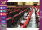 Πλαστικά έδρες εκκλησιών κόκκινου χρώματος/καθίσματα αιθουσών αιθουσών συνεδριάσεων διασκέψεων προμηθευτής
