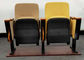 Ασφαλείς πλαστικές έδρες θεάτρων αιθουσών συνεδριάσεων με το διπλωμένο μαξιλάρι γραψίματος για τη αίθουσα συνδιαλέξεων προμηθευτής